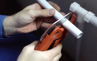 ciseaux pour tuyaux en polypropylène