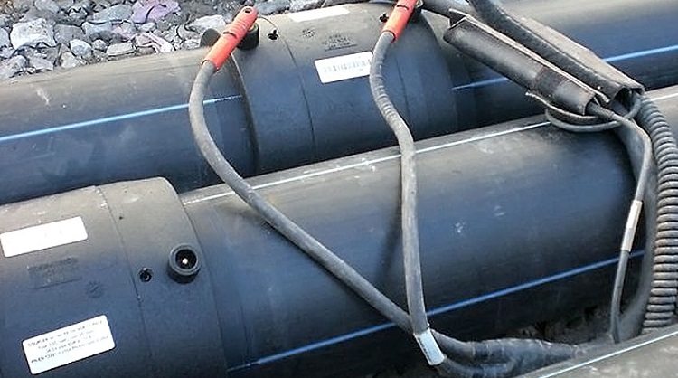 Ce type de connexion est réalisé à l'aide de raccords électrosoudables. Joint de tuyau en PVC