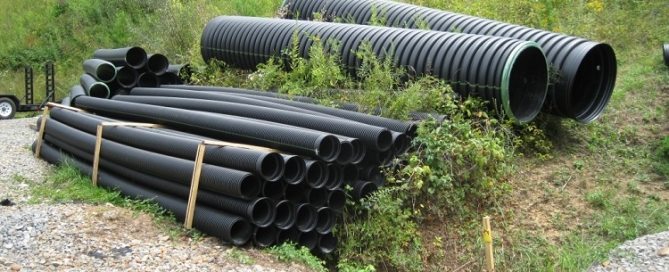 Tuyau de drainage ondulé