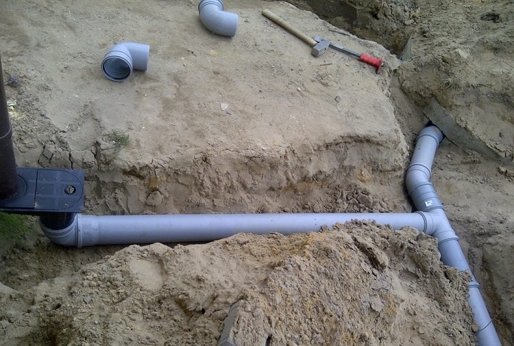 Pour le drainage sous pression, des types de tuyaux en forme de cloche sont utilisés, ils sont facilement connectés par différents types de raccords Tuyaux sous pression en PVC