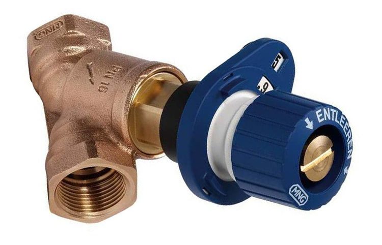 Le plus souvent, le laiton est utilisé pour produire des vannes d'équilibrage. Vanne d'équilibrage pour système de chauffage