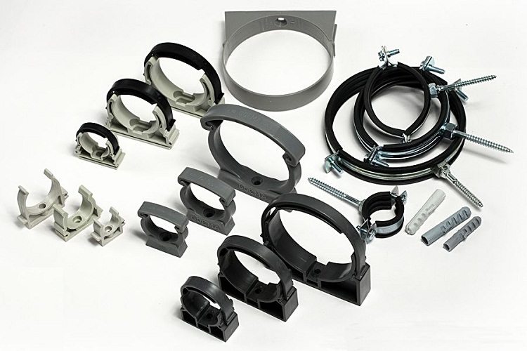 Les supports de tuyaux sont en plastique et en métal Support de tuyau en PVC