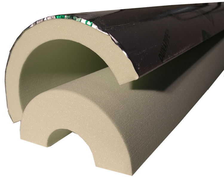 La protection la plus durable est l'isolation en mousse de polyuréthane. Isolation thermique pour conduites d'eau