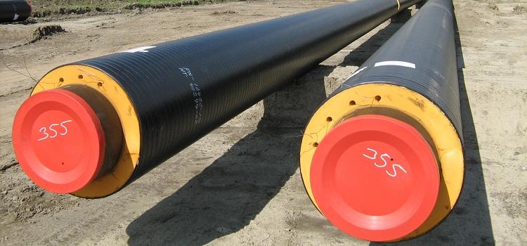 Tuyaux en PE avec isolation en mousse de polyuréthane - est un matériau moderne pour l'installation de systèmes de chauffage et d'autres autoroutes Pipe PPU Pe