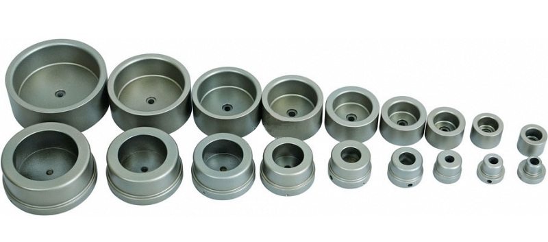 Pour les conditions domestiques, un petit jeu de buses est suffisant, où le plus grand convient pour un tuyau d'un diamètre de 63 mm Pointes de fer à souder pour tuyaux en polypropylène
