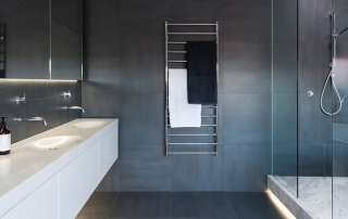 Porte-serviettes en acier inoxydable