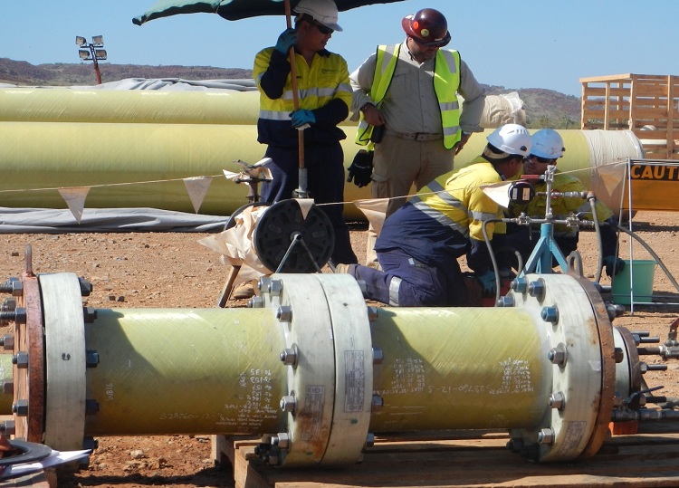 Différents types de pipelines sont testés, y compris les réseaux de chauffage et d'eau chaude sanitaire. Essais hydrauliques des pipelines