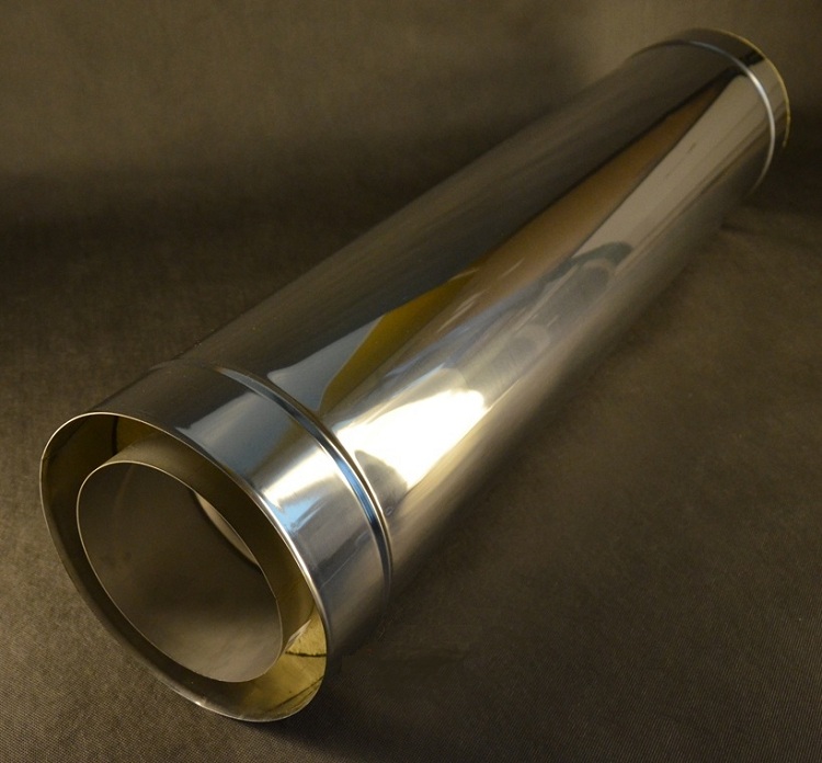 Lors du choix d'une cheminée, vous devez faire attention au diamètre non seulement de l'extérieur, mais aussi du tuyau intérieur Dimensions sandwich de tuyau de cheminée