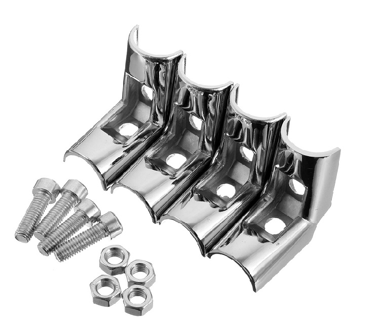 Les verrous qui fixent les tuyaux sont fixés avec des vis d'un diamètre de 3, 4 ou 6 mm Système Joker