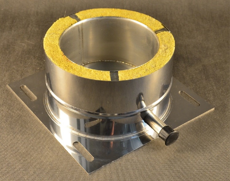 Tous les éléments structurels de la cheminée (coudes, coins, tés et bien plus) sont également équipés d'une couche d'isolation thermique Tuyau sandwich pour le four