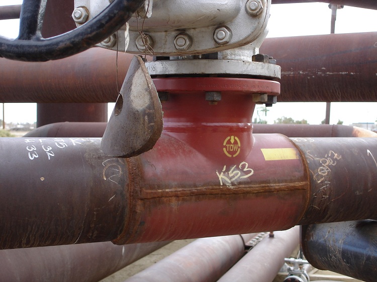 Les tés en acier sont utilisés dans les pipelines en acier T-shirt de transition