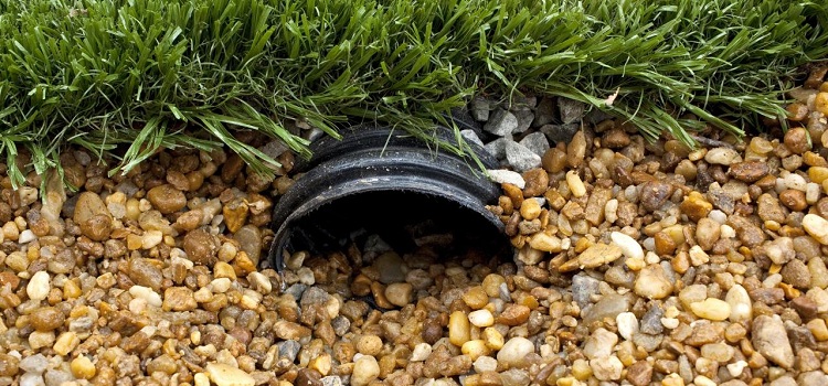 Des systèmes de drainage sont nécessaires pour éliminer l'excès d'humidité du sol Drainage