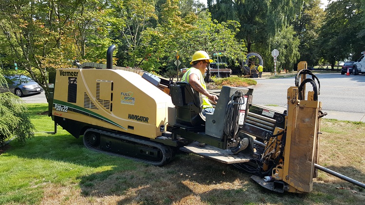 Pour effectuer un tel travail ne nécessite pas beaucoup d'espace et le paysage environnant ne sera pas endommagé Perçage horizontal