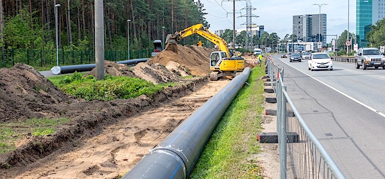 Pour les communications de pose d'eau, d'égout et de chauffage, une méthode ouverte ou fermée est utilisée. Pose de conduites d'eau