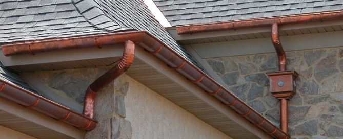 Installation de gouttières