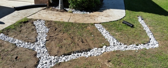 Drainage de site de bricolage
