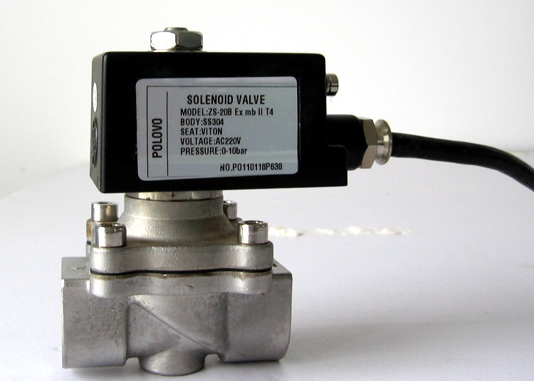 Dans des conditions difficiles, où il existe une probabilité d'urgences, des modèles de vannes antidéflagrants sont utilisés Electrovanne gaz