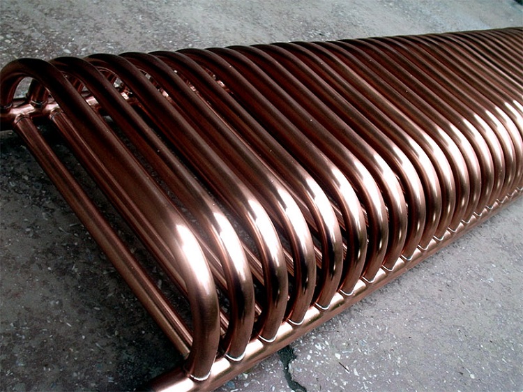 Le radiateur en cuivre a une conductivité thermique plus élevée que la fonte Radiateurs de chauffage en cuivre